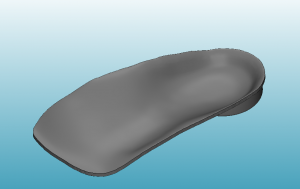 Design of orthopaedic insoles in 3-matic