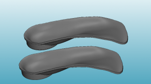 Design of orthopaedic insoles in 3-matic